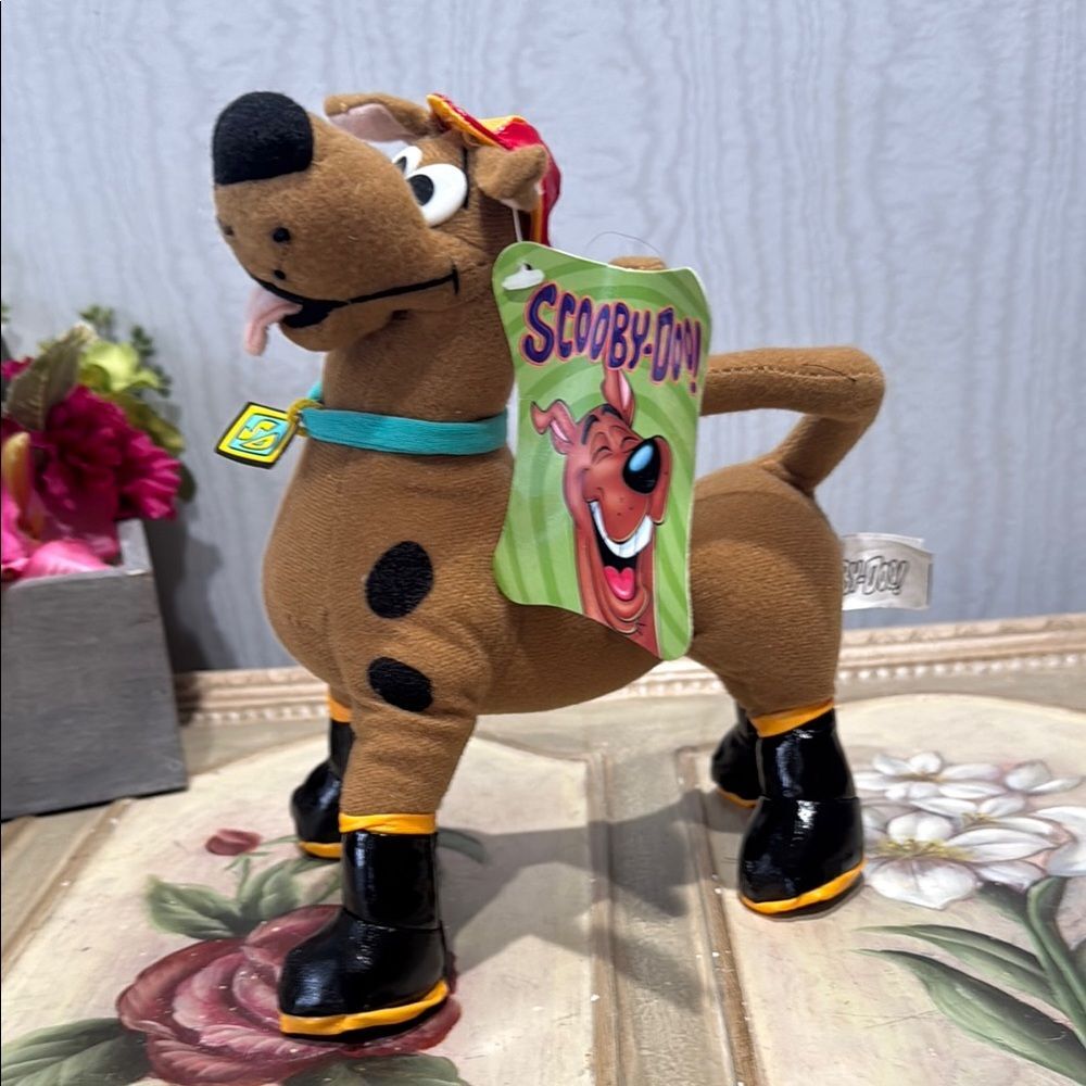 Vintage Toy Factory Scooby-Doo Fire Department Fireman Stuffed Animal NWT